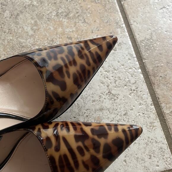 Prada Leopard Ombre Kitten-Heel Pump Honey - Picture 5 of 15